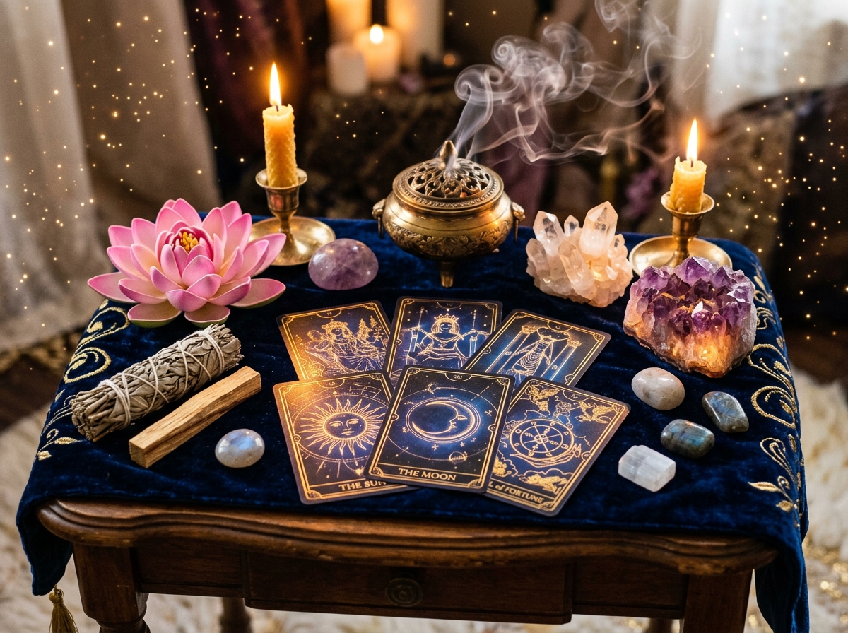Tarot & Intuitive Altar Arrangement
